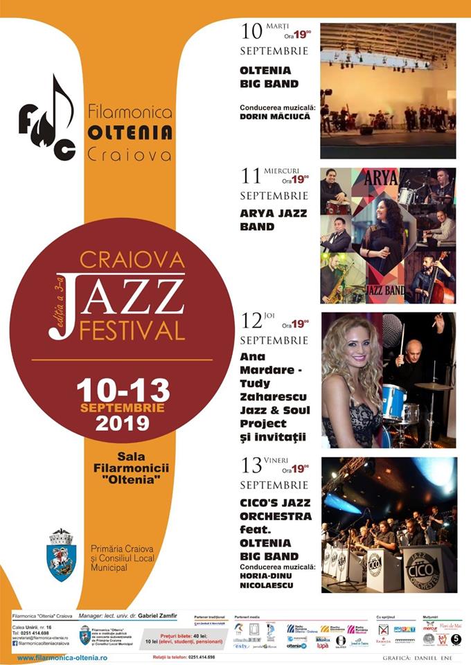 Afis Craiova Jazz Festival 2019