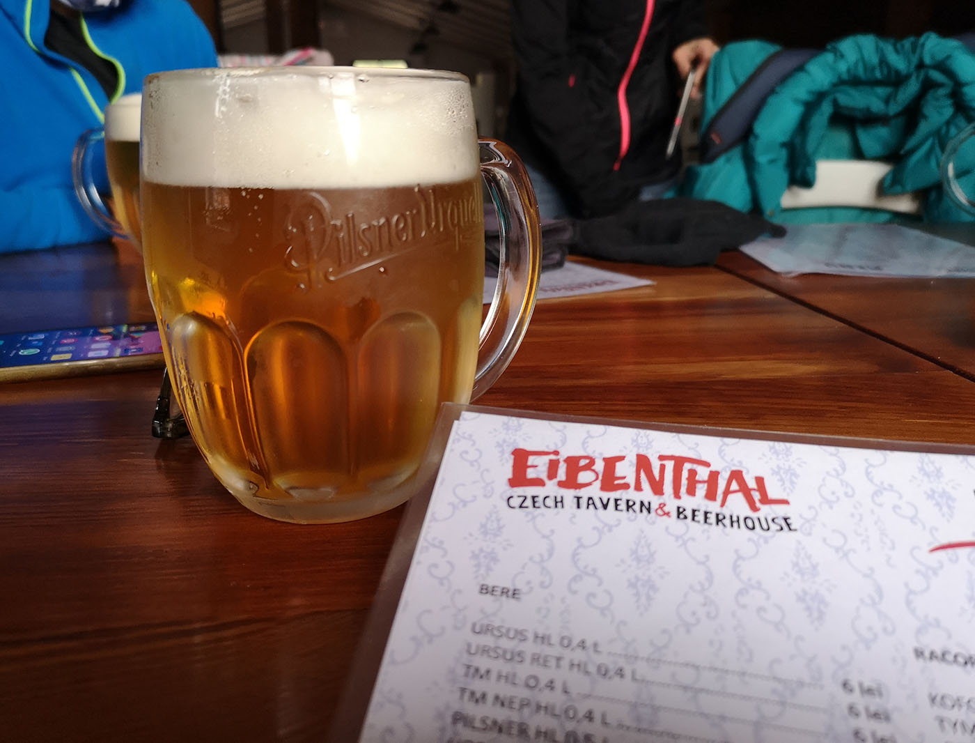 Bere cehă la Eibenthal Beerhouse 