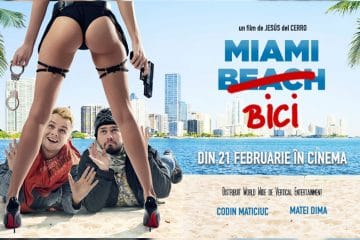 Poster Miami Bici cu elemente de clickbait