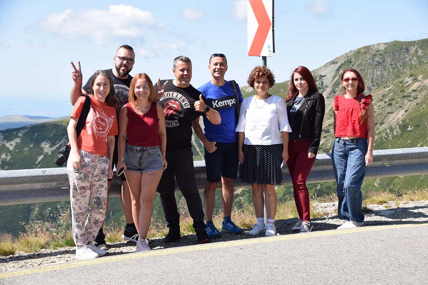 Bloggeri Olteni în cel mai înalt punct de pe Transalpina