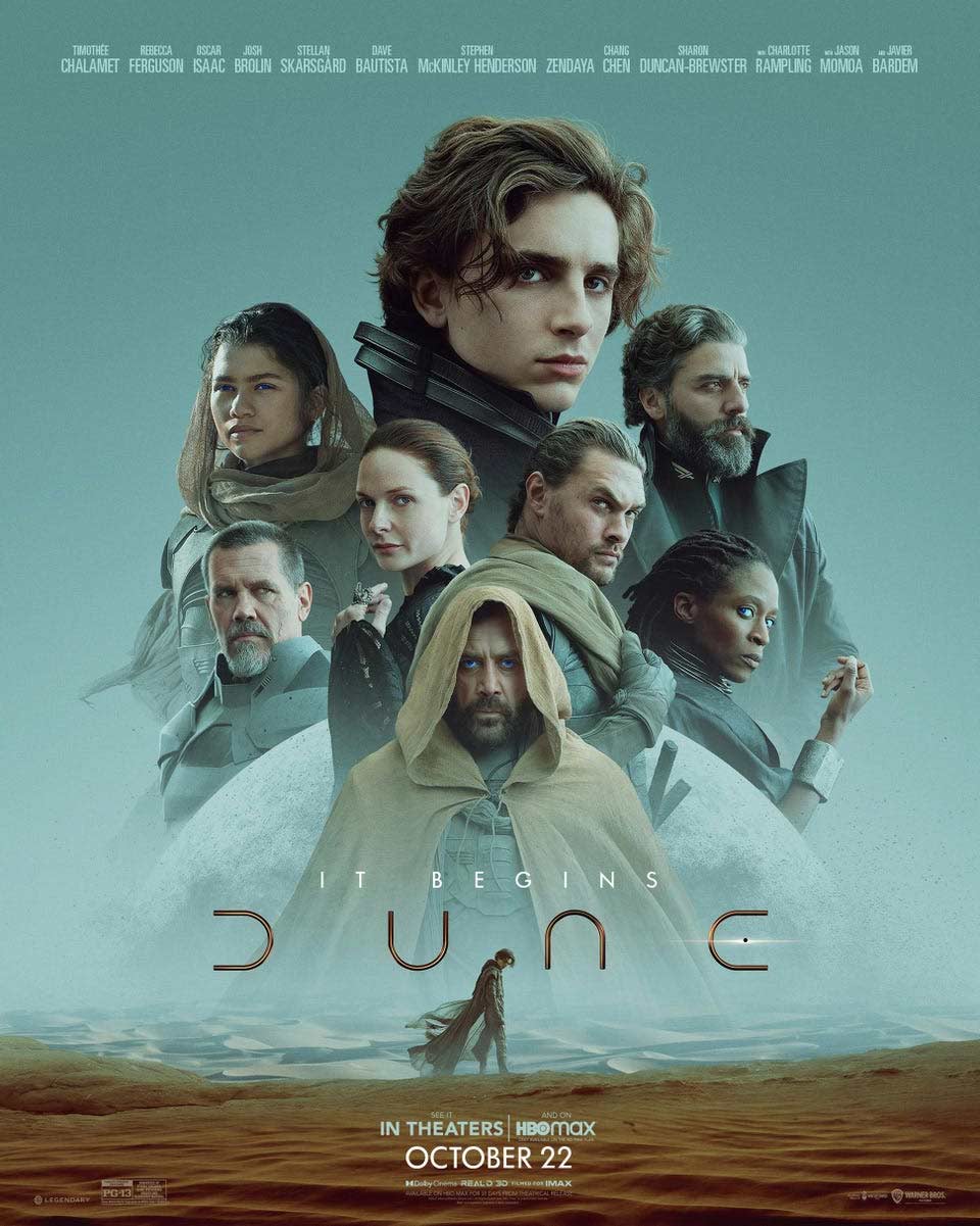 Posterul filmului Dune 3D (2021), sursa:  imdb.com