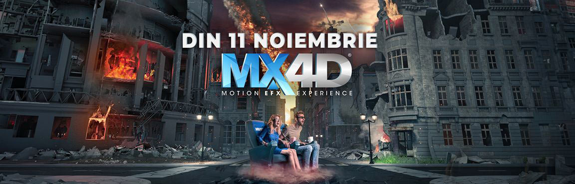 O noua experiență la Cinema Inspire VIP Craiova: MX4D din 11 noiembrie