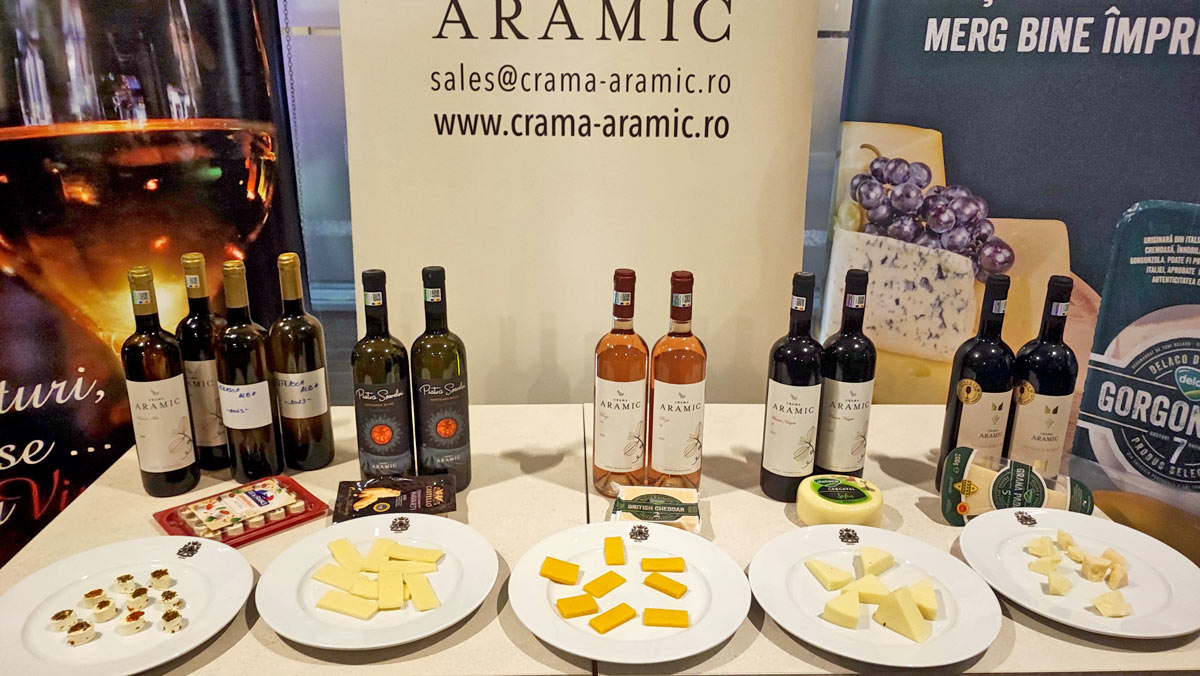Asocieri de vinuri de la Crama Aramic și brânzeturi Delaco